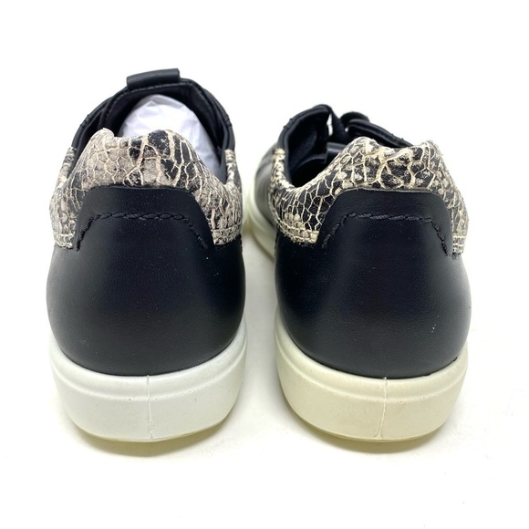 ECCO - WOMENS SOFT 7 Leather SHOES 470343-60099 Black limestone - Picture 4 of 7